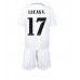 Cheap Real Madrid Lucas Vazquez #17 Home Football Kit Children 2022-23 Short Sleeve (+ pants)